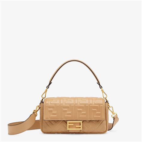 beige fendi baguette|fendi baguette second hand.